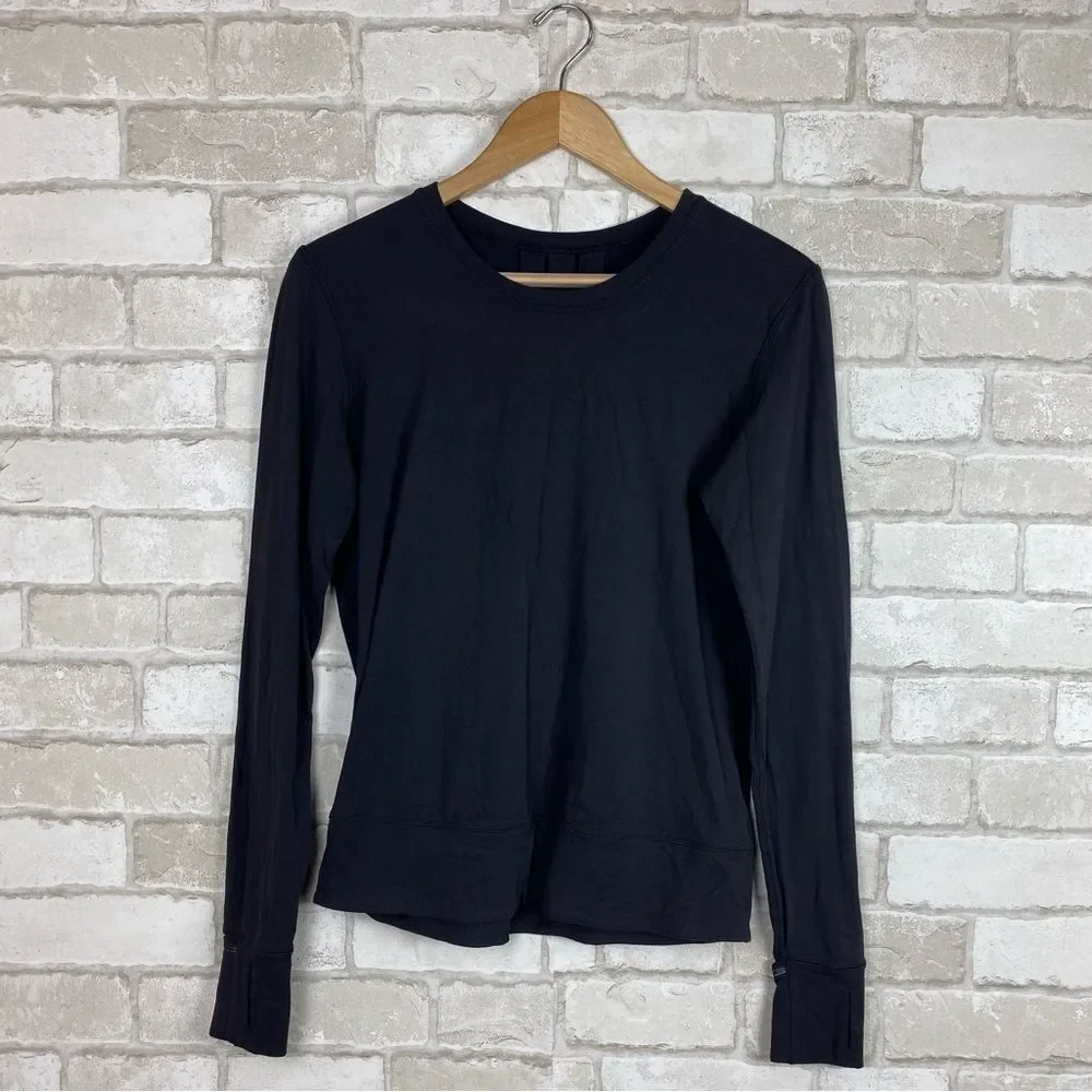 Lululemon Black Rush Hour Long Sleeve Size 4